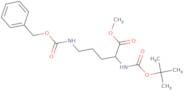 Methyl (2S)-5-{[(benzyloxy)carbonyl]amino}-2-{[(tert-butoxy)carbonyl]amino}pentanoate
