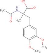 (2R)-3-(3,4-Dimethoxyphenyl)-2-acetamido-2-methylpropanoic acid