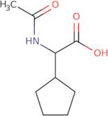 (R)-2-Acetamido-2-cyclopentylacetic acid