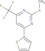 2-(Methylthio)-4-(thiophen-2-yl)-6-(trifluoromethyl)pyrimidine