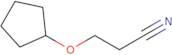3-(Cyclopentyloxy)propanenitrile