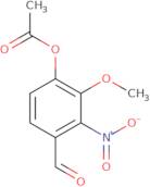 4-formyl-2-methoxy-3-nitrophenyl acetate
