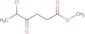 Methyl 5-chloro-4-oxohexanoate