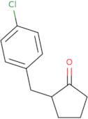 2-[(4-Chlorophenyl)methyl]cyclopentan-1-one