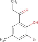 1-(3-Bromo-2-hydroxy-5-methylphenyl)propan-1-one