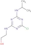 2-({4-Chloro-6-[(propan-2-yl)amino]-1,3,5-triazin-2-yl}amino)ethan-1-ol