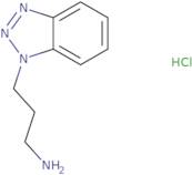 [3-(1H-1,2,3-Benzotriazol-1-yl)propyl]amine hydrochloride