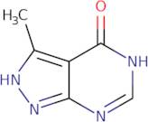 4H-Pyrazolo[3,4-d]pyrimidin-4-one, 1,5-dihydro-3-methyl-