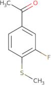 1-[3-Fluoro-4-(methylsulfanyl)phenyl]ethan-1-one