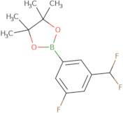 2-[3-(Difluoromethyl)-5-fluorophenyl]-4,4,5,5-tetramethyl-1,3,2-dioxaborolane