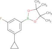 2-(3-Cyclopropyl-5-fluorophenyl)-4,4,5,5-tetramethyl-1,3,2-dioxaborolane