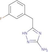 5-[(3-Fluorophenyl)methyl]-1H-1,2,4-triazol-3-amine