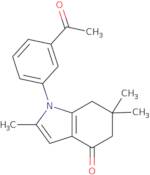 1-(3-acetylphenyl)-2,6,6-trimethyl-5,6,7-trihydroindol-4-one
