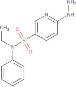 N-Ethyl-6-hydrazinyl-N-phenylpyridine-3-sulfonamide