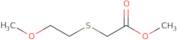 Acetic acid, 2-[(2-methoxyethyl)thio]-, methyl ester