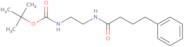 tert-Butyl N-[2-(4-phenylbutanamido)ethyl]carbamate
