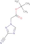 tert-Butyl 2-(3-cyano-1H-1,2,4-triazol-1-yl)acetate