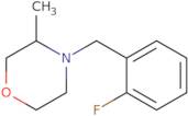 4-[(2-Fluorophenyl)methyl]-3-methylmorpholine