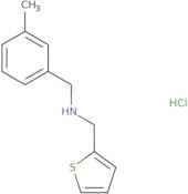 [(3-Methylphenyl)methyl][(thiophen-2-yl)methyl]amine hydrochloride