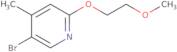 5-Bromo-2-(2-methoxy-ethoxy)-4-methyl-pyridine