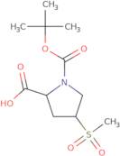 (2S,4R)-1-[(tert-Butoxy)carbonyl]-4-methanesulfonylpyrrolidine-2-carboxylic acid