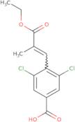 (Z)-3,5-Dichloro-4-(3-ethoxy-2-methyl-3-oxoprop-1-en-1-yl)benzoic acid