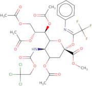 4,7,8,9-Ac4-Neu5Troc(2â†’O)-O-C(CF3)=NPh Methyl Ester