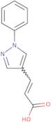 (2E)-3-(1-Phenyl-1H-pyrazol-4-yl)prop-2-enoic acid