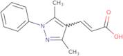 (2E)-3-(3,5-Dimethyl-1-phenyl-1H-pyrazol-4-yl)prop-2-enoic acid