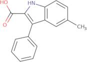 5-Methyl-3-phenyl-1H-indole-2-carboxylic acid