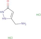 5-(Aminomethyl)-2,3-dihydro-1H-pyrazol-3-one dihydrochloride