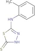 5-[(2-Methylphenyl)amino]-1,3,4-thiadiazole-2-thiol