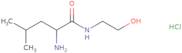 (2S)-2-Amino-N-(2-hydroxyethyl)-4-methylpentanamide hydrochloride