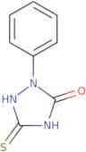 1-Phenyl-3-sulfanyl-4,5-dihydro-1H-1,2,4-triazol-5-one