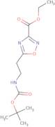 Ethyl 5-(2-tert-butyloxycarbonylaminoethyl)-[1,2,4]oxadiazole-3-carboxylate