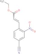 (E)-ethyl 3-(4-cyano-2-nitrophenyl)acrylate