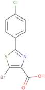 5-Bromo-2-(4-chlorophenyl)thiazole-4-carboxylic acid