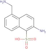 2-Amino-5-(aminomethyl)naphthalene-1-sulfonic acid