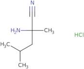 2-Amino-2,4-dimethylpentanenitrile hydrochloride