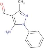 5-Amino-3-methyl-1-phenyl-1H-pyrazole-4-carbaldehyde