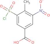 3-(Chlorosulfonyl)-4-methyl-5-nitrobenzoic acid