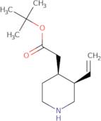 tert-Butyl 2-[(3R,4S)-3-ethenylpiperidin-4-yl]acetate