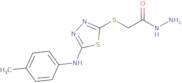 2-({5-[(4-Methylphenyl)amino]-1,3,4-thiadiazol-2-yl}sulfanyl)acetohydrazide