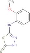 5-[(2-Methoxyphenyl)amino]-1,3,4-thiadiazole-2-thiol