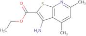 Ethyl 3-amino-4,6-dimethylthieno[2,3-b]pyridine-2-carboxylate