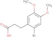3-(2-bromo-4,5-dimethoxyphenyl)propanoic acid