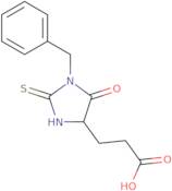 3-(1-Benzyl-5-oxo-2-thioxoimidazolidin-4-yl)propanoic acid
