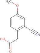 2-(2-Cyano-4-methoxyphenyl)acetic acid