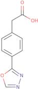 2-[4-(1,3,4-Oxadiazol-2-yl)phenyl]acetic acid