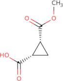 rac-(1R,2R)-2-(methoxycarbonyl)cyclopropane-1-carboxylic acid, trans